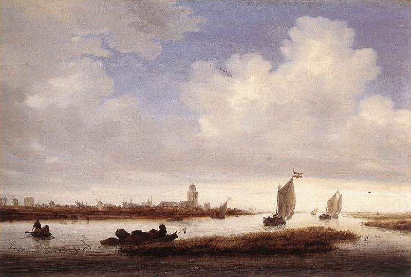 View of Deventer Seen from the North-West af, RUYSDAEL, Salomon van